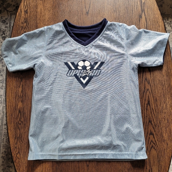 Upward Sports Reversible Blue Soccer Jersey Size Youth Medium - Picture 8 of 10